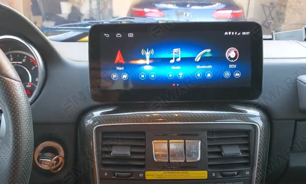 Mercedes-Benz G-Class 2014 Android head unit installation